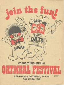 1980 Oatmeal Festival Brochure