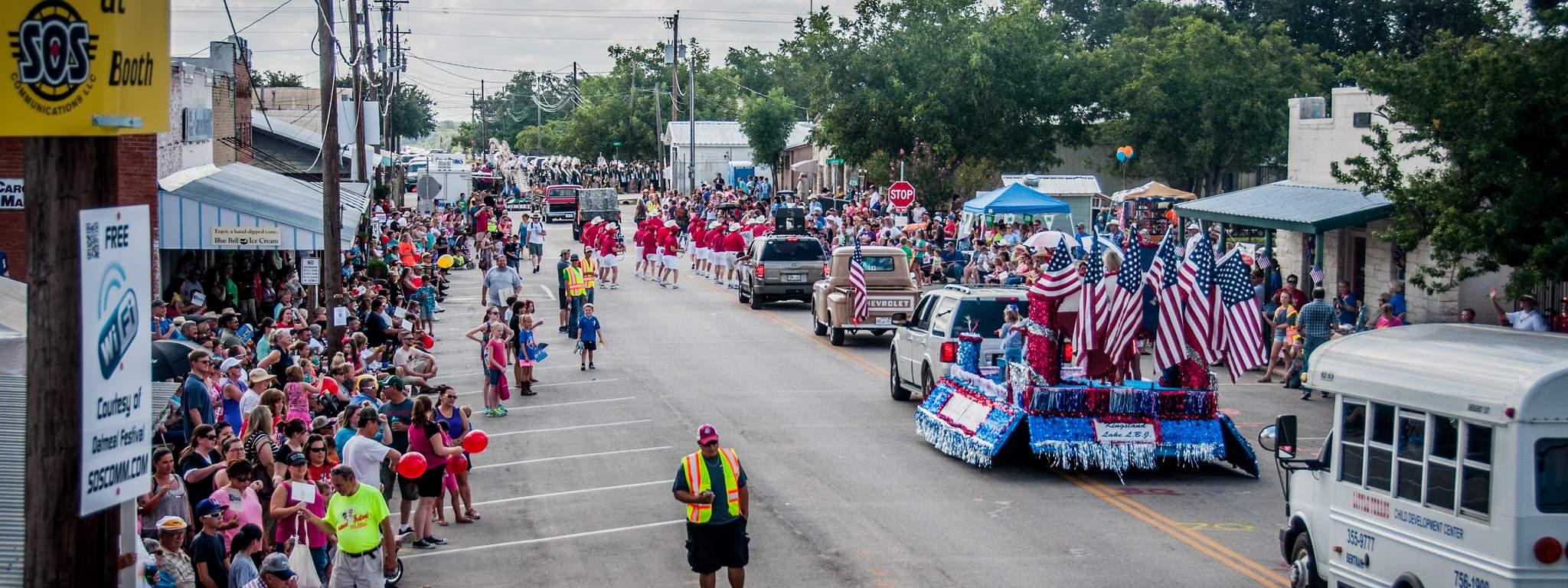 Street Dance and Festival Fun at the Oatmeal Festival in Bertram, Texas